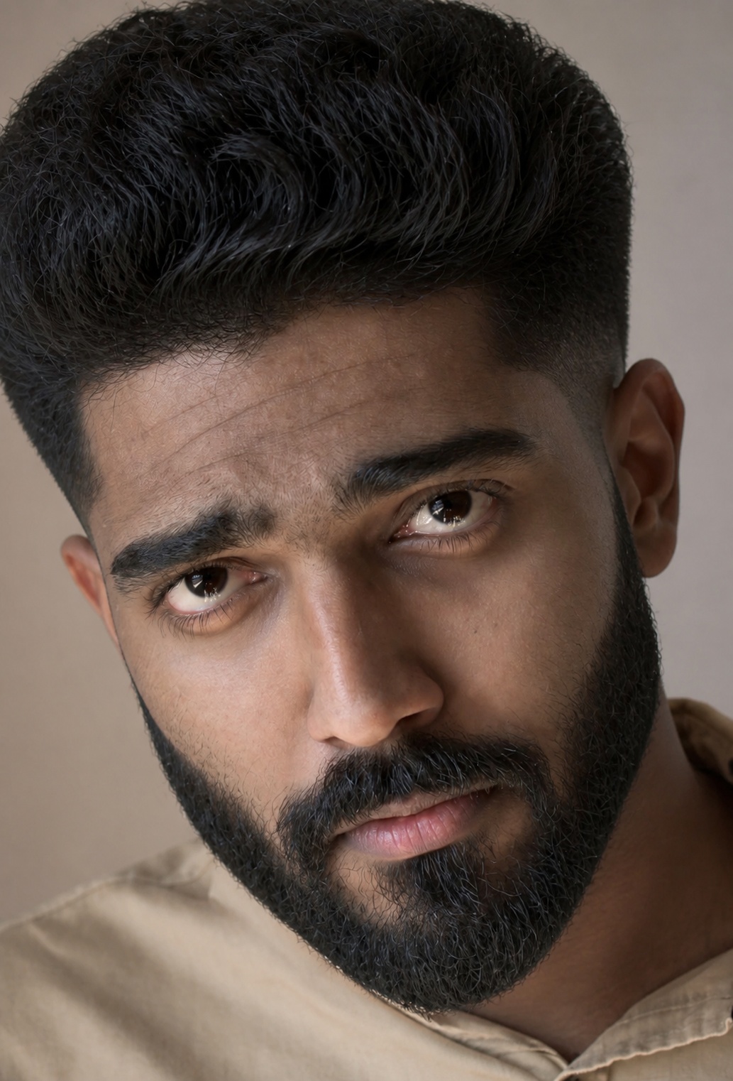 Sculpted Taper & Defined Boxed Beard transformation